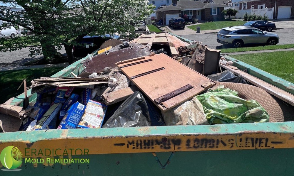 Dumpster loaded